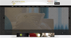 Desktop Screenshot of hostalgoya.com