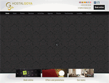 Tablet Screenshot of hostalgoya.com